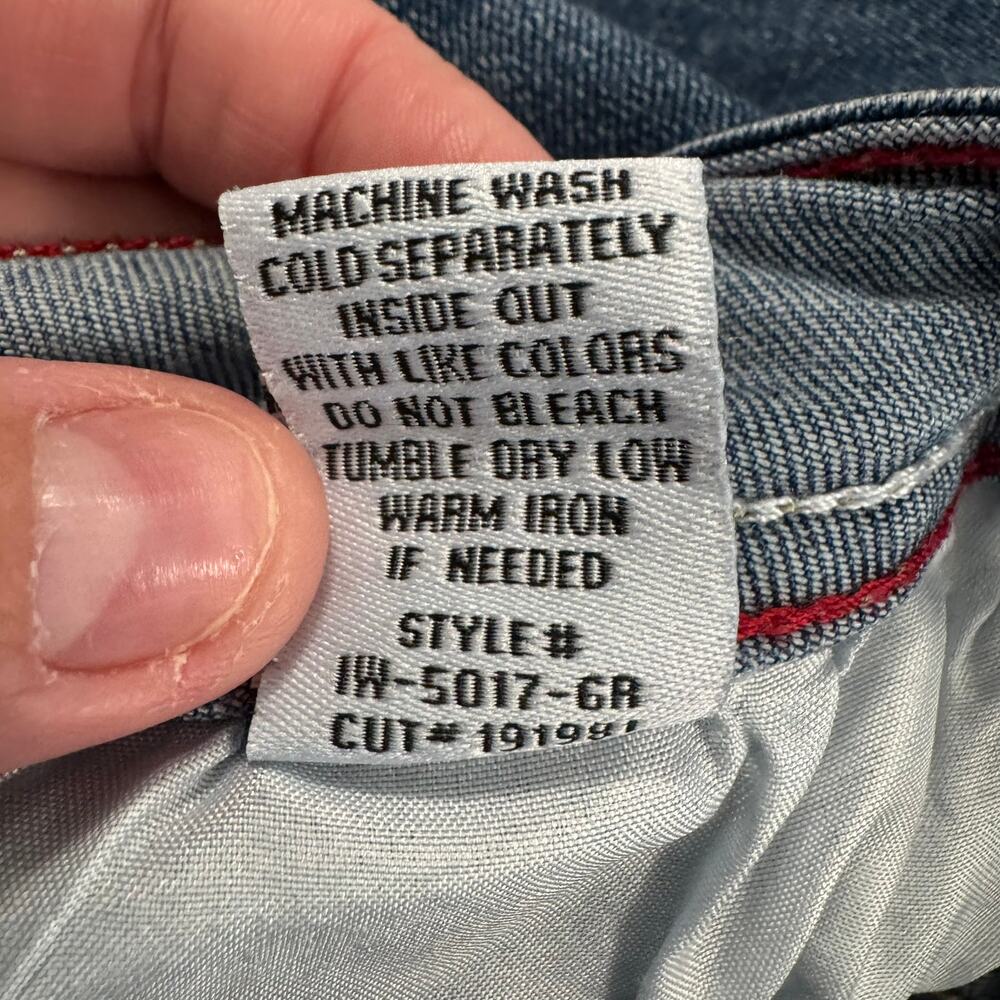 Indigo Wisdom Original Jeans Men's Size 30 W x 32 Skinny Straight Leg - Picture 7 of 7